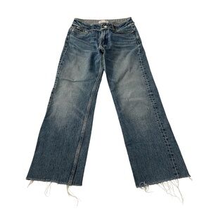 Zara distressed jeans size 0